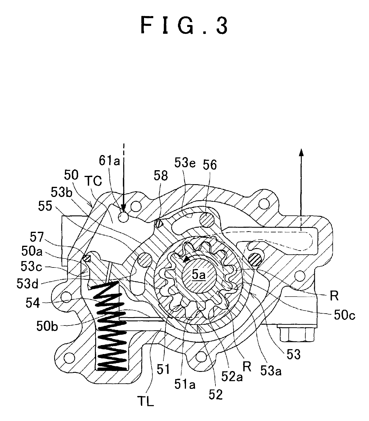 Control device for oil pump