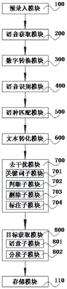 Speech recognition and conversion system and method