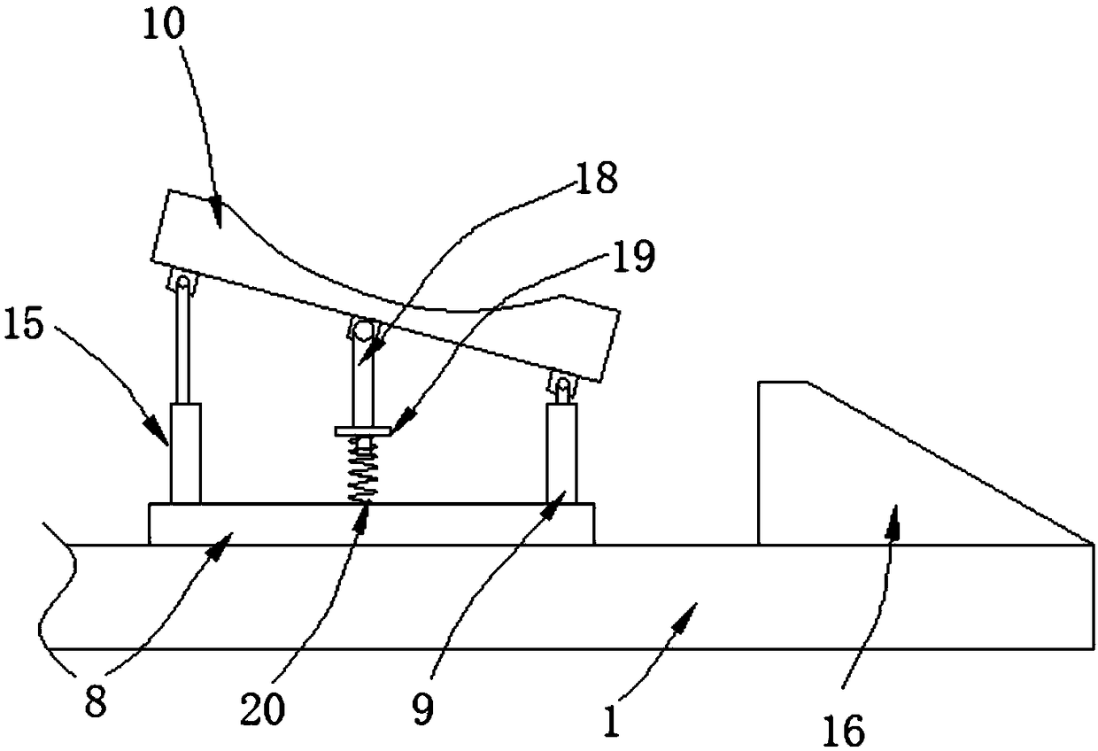 Dyeing device with high mechanical elasticity for light and thin nylon shell fabric