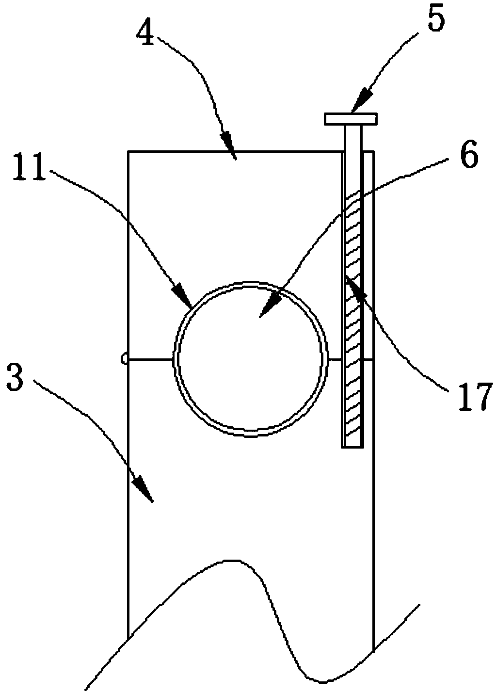 Dyeing device with high mechanical elasticity for light and thin nylon shell fabric