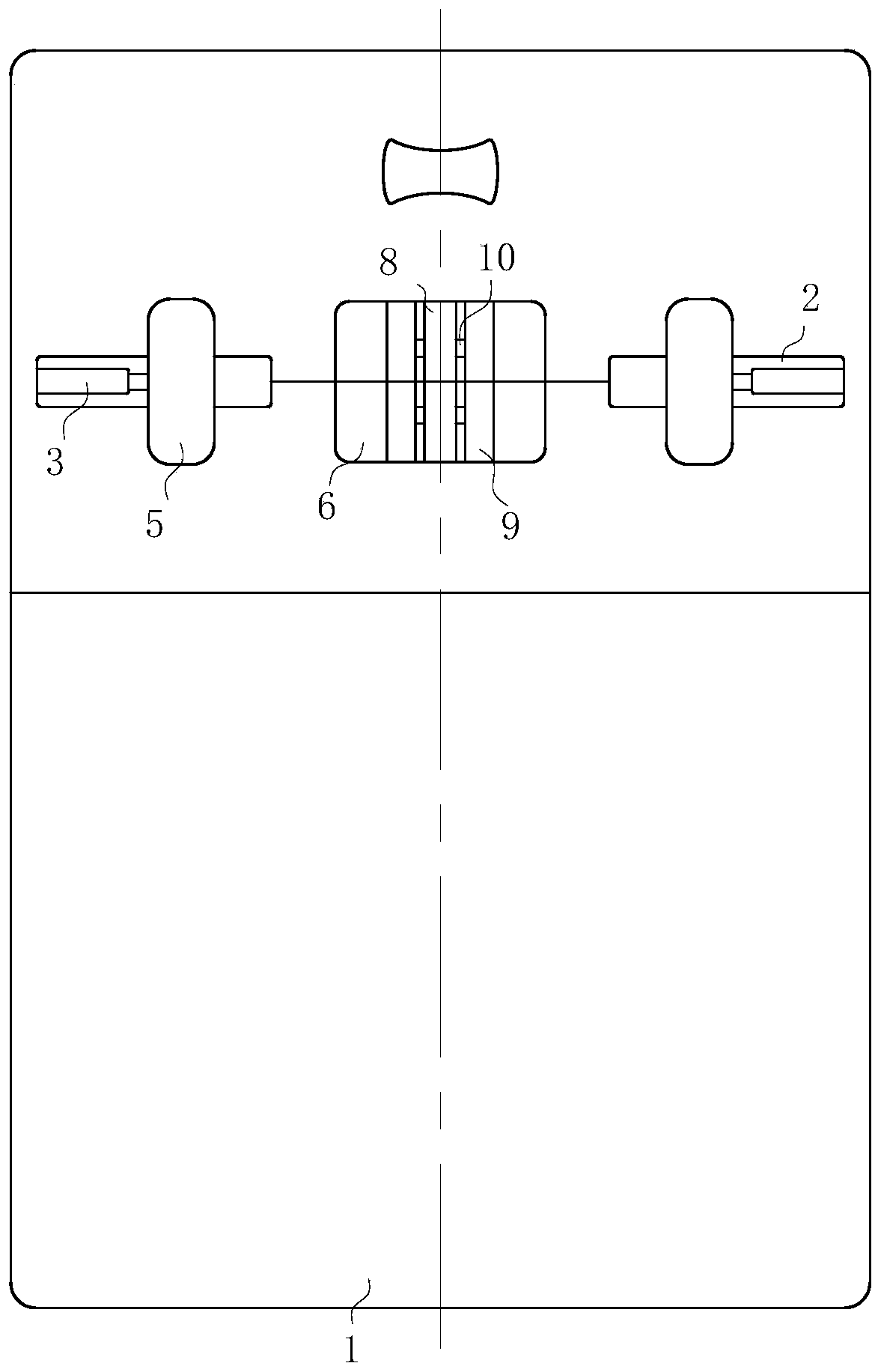 Intelligent correction training device for aerobics body shape