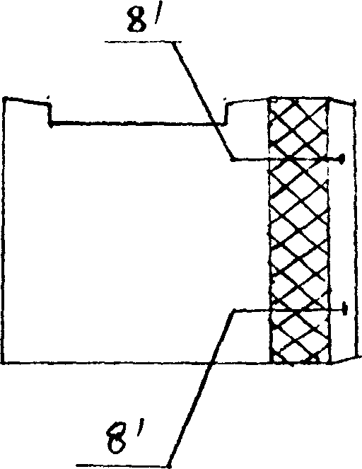 Hollow concrete building block and its productive method and apparatus