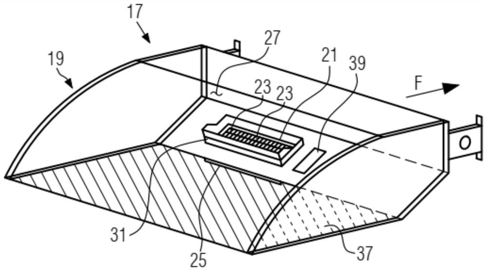 Road finisher with indirect lighting of a working area