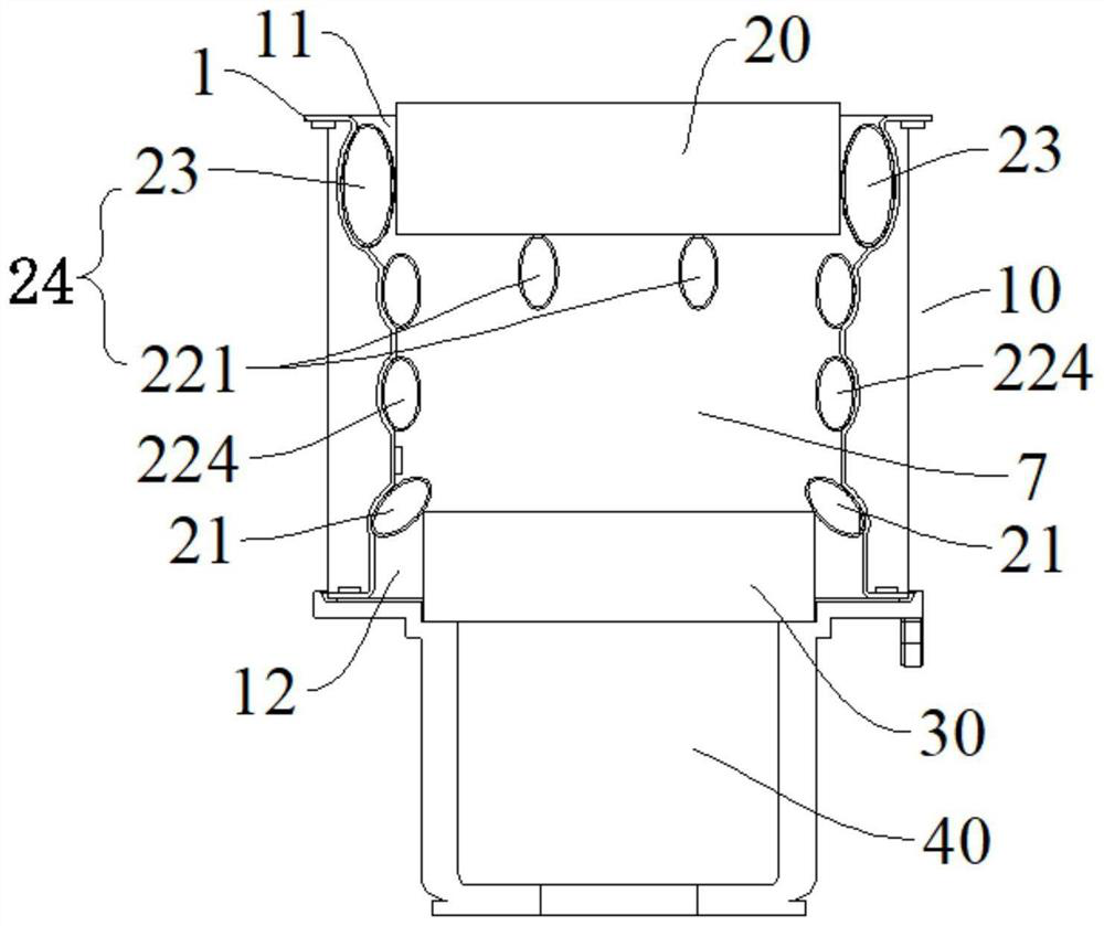 Combustion heat exchange assembly and combustion heat exchange equipment