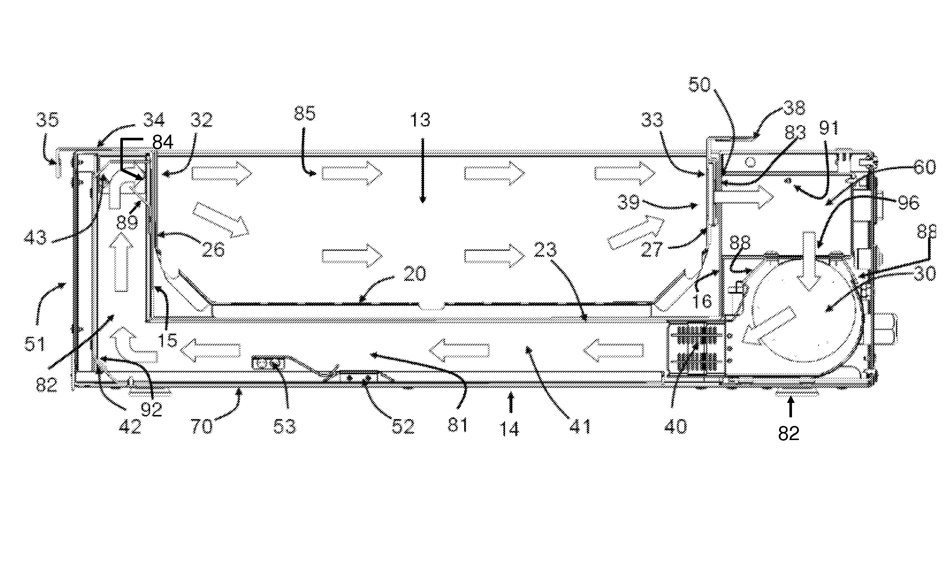 Apparatus for extending the holding time for food