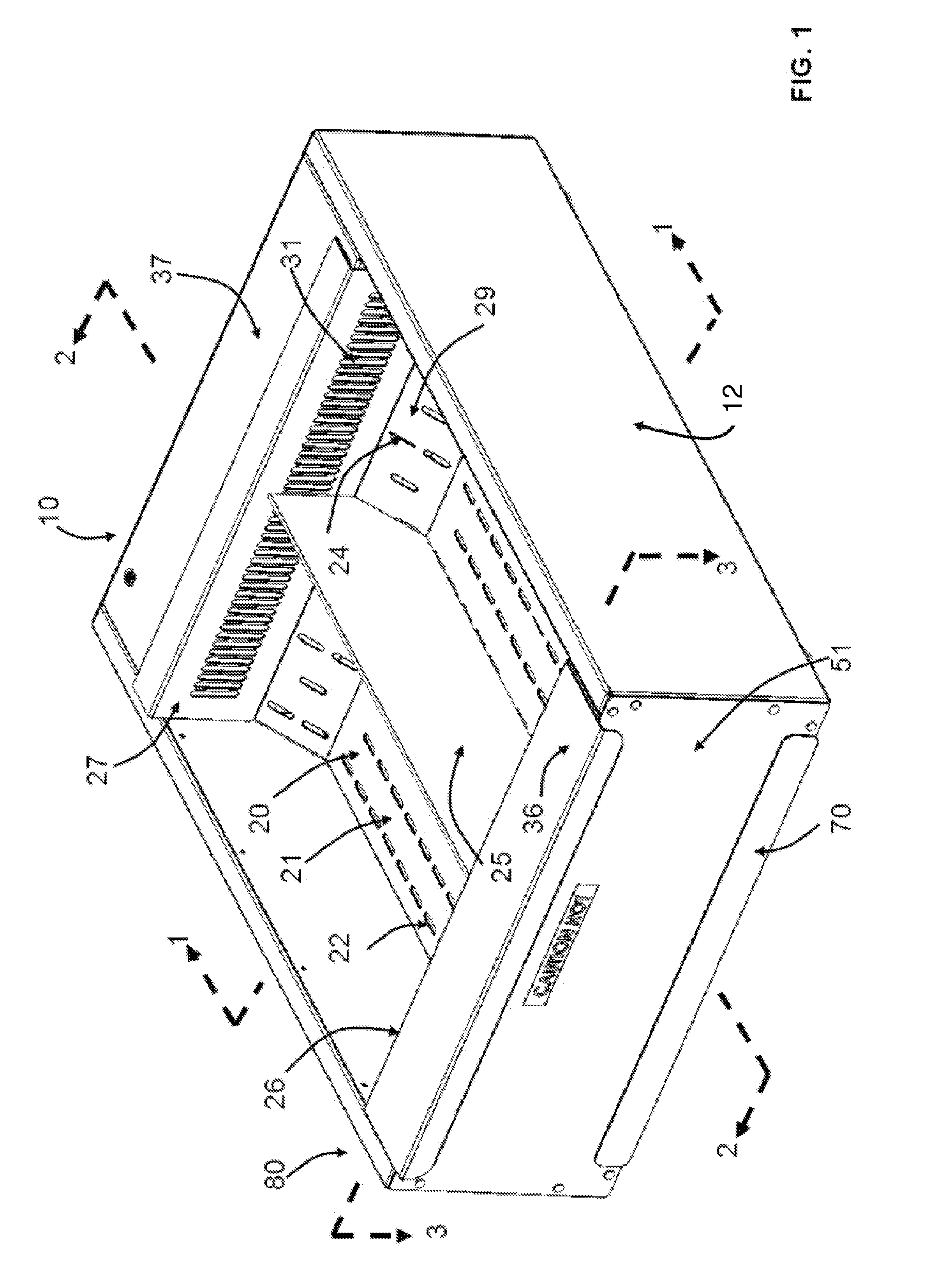 Apparatus for extending the holding time for food