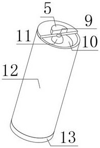 Flanged cylindrical battery with spiral wound electrode