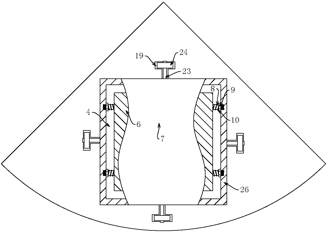 All-position display device for artistic designing works