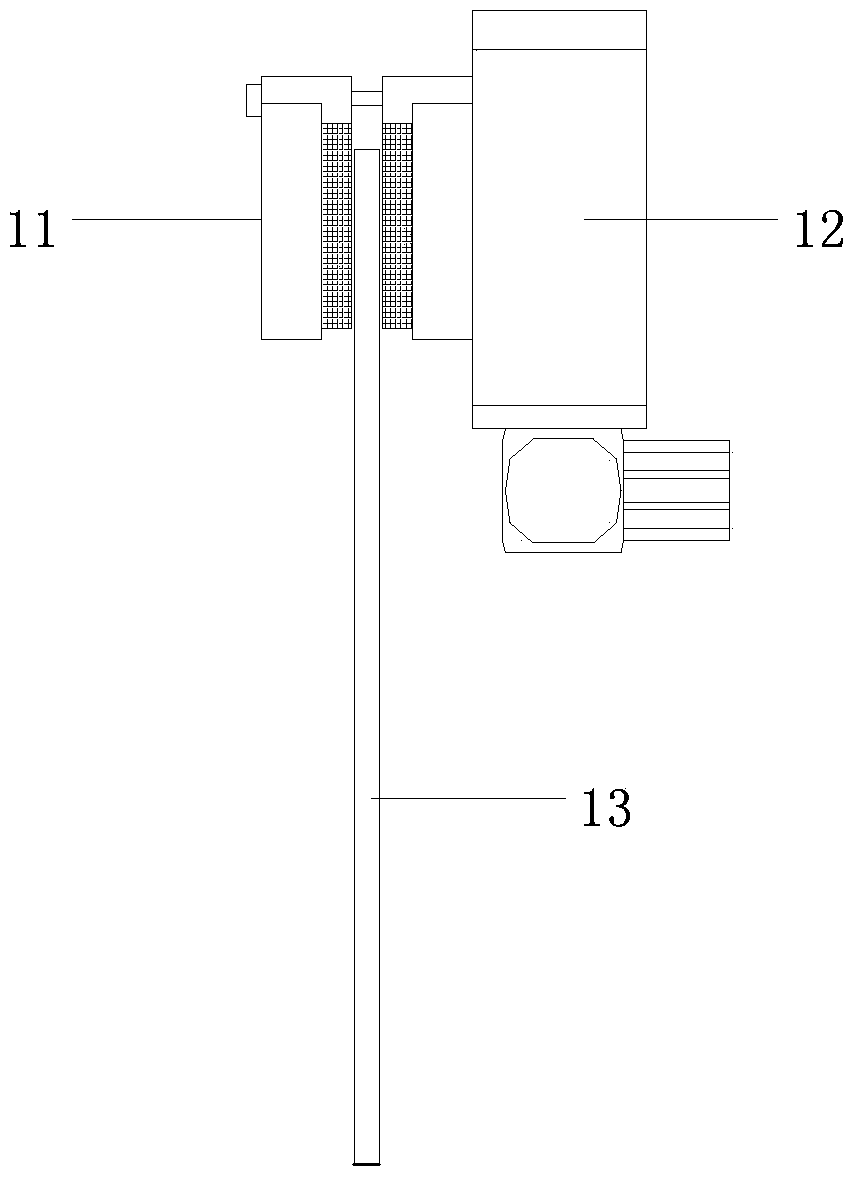 Brake device of unmanned aerial vehicle rotor wing