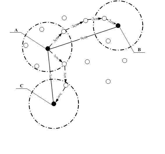 Wireless sensor network node positioning method based on distance assistance