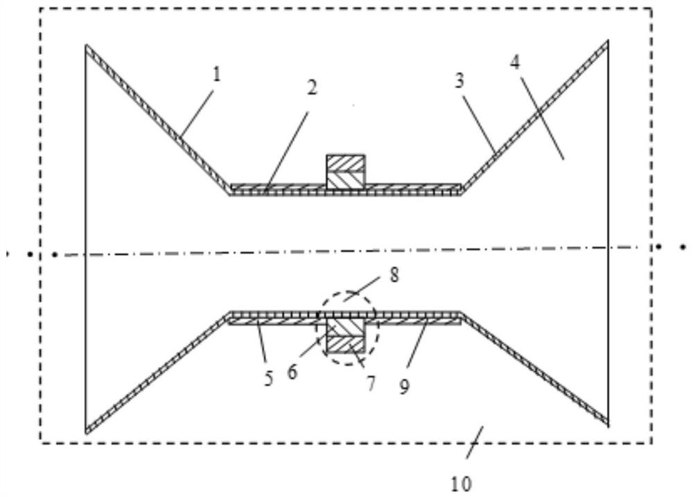 Fluid-solid interaction mechanical metamaterial pipeline structure for vibration attenuation and noise elimination and manufacturing method thereof