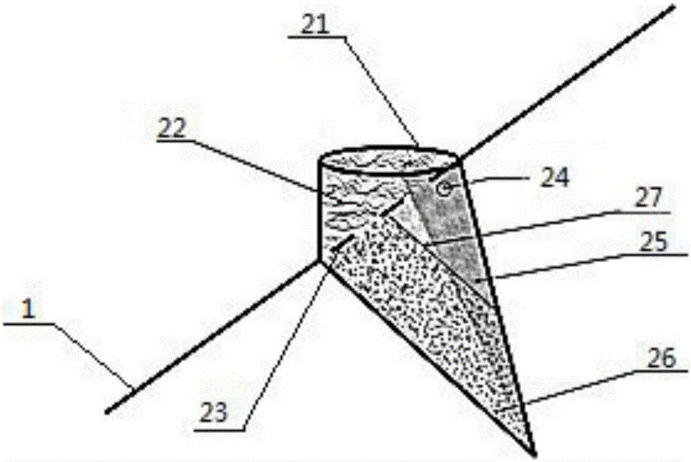 Ecological slope protection structure favorable for growth and reproduction of plants and using method of ecological slope protection structure