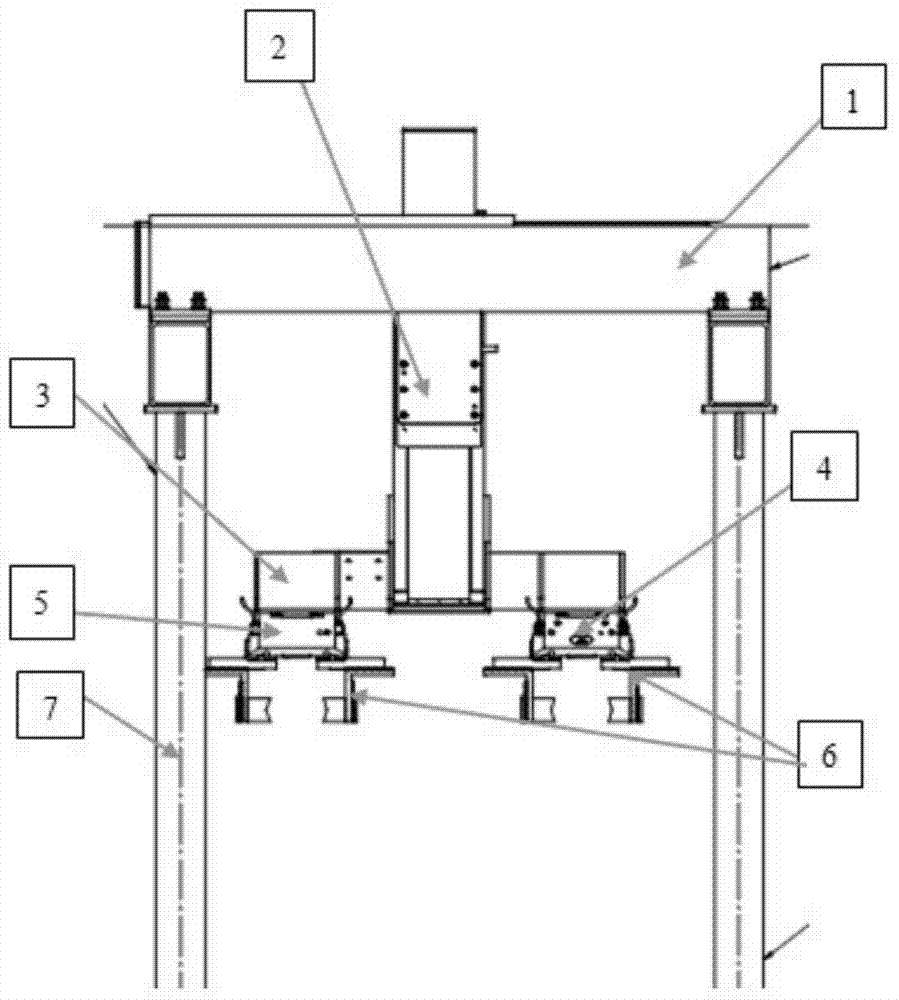 Automatic feeding and discharging device applied to numerically-controlled machine tool