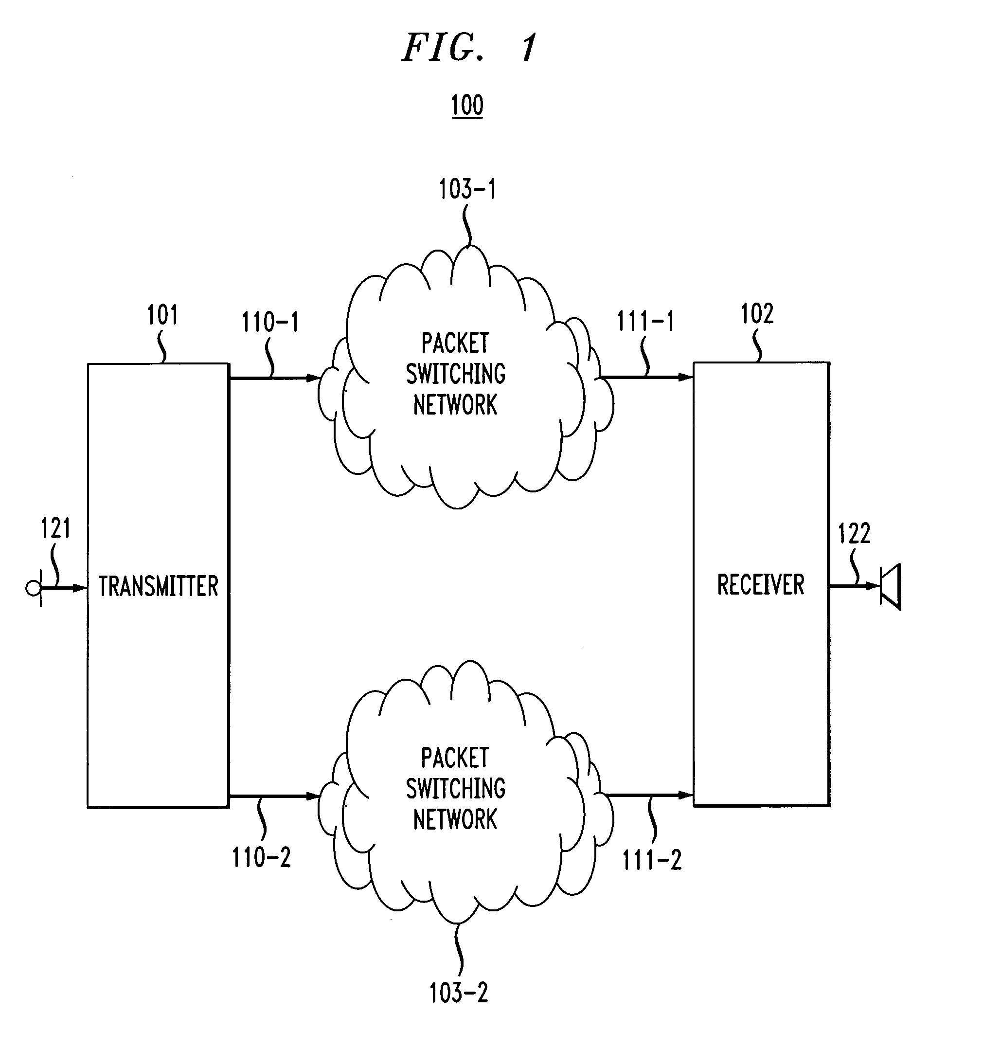 Redundant packet telecommunication network system using minimum hamming distances to construct a final estimate of a original codeword