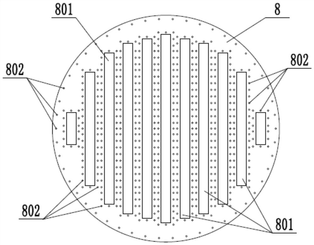 A liquid carbon dioxide spraying pressure swing temperature control adsorption tower