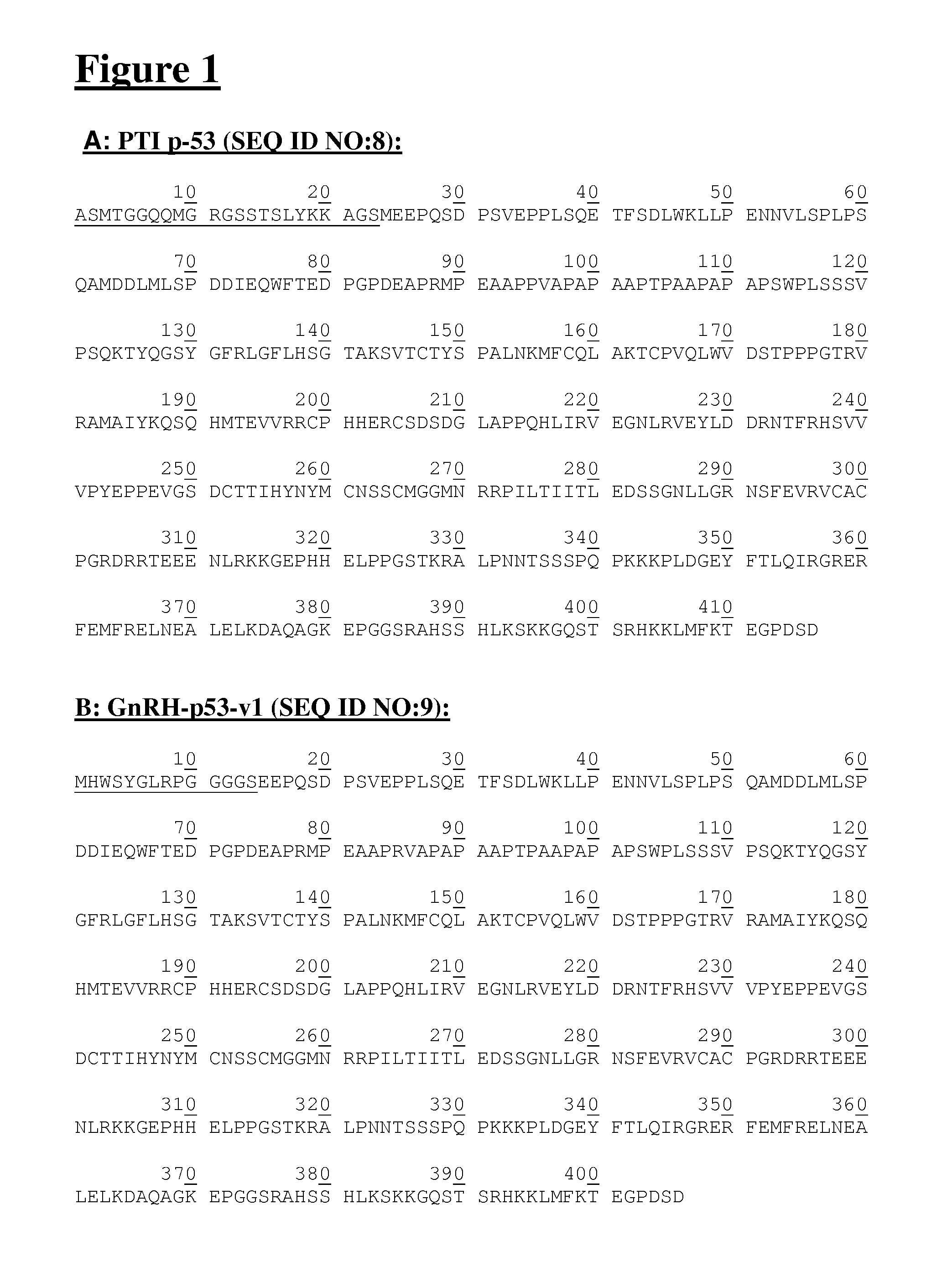 P53 fusion proteins and methods of making and using thereof