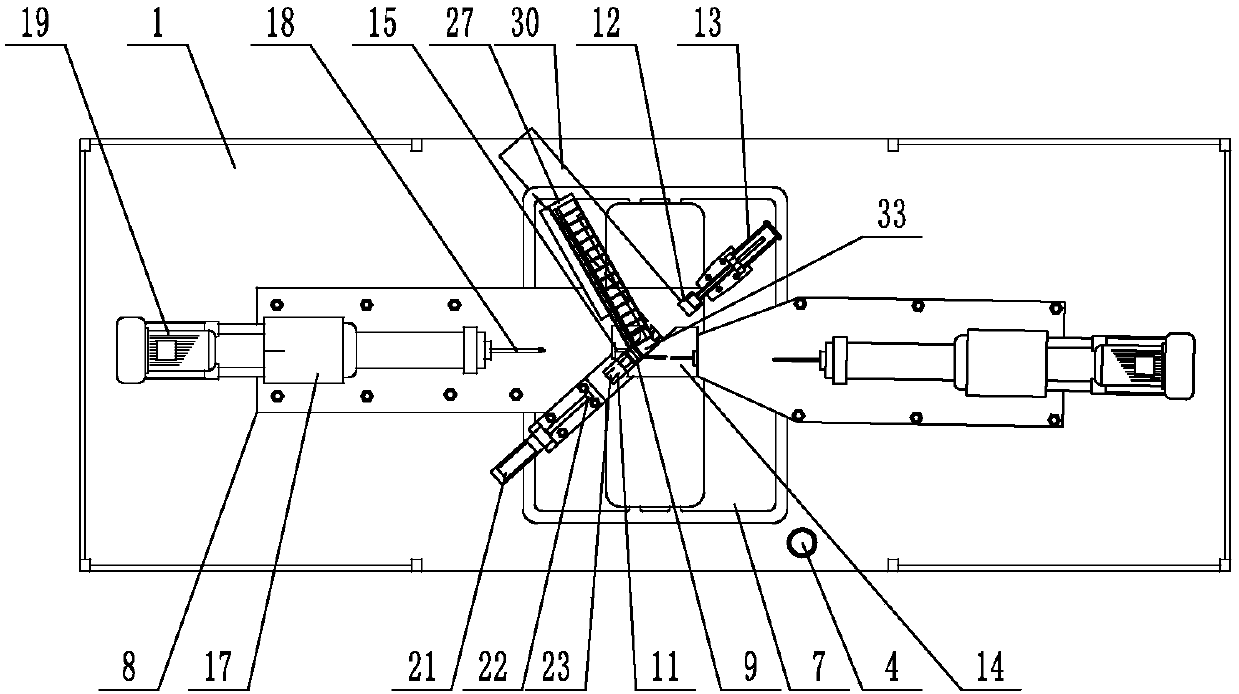 Special CNC (computer numerical control) machine tool for tappet drilling