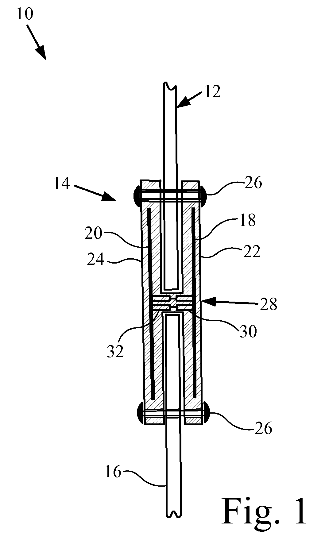 RF passive repeater for a metal container