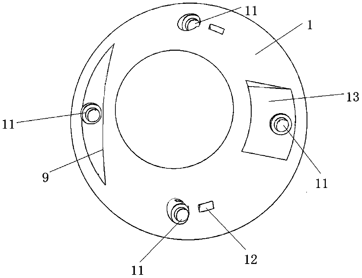 Turbine blade vibration test tool and turbine blade clamping method