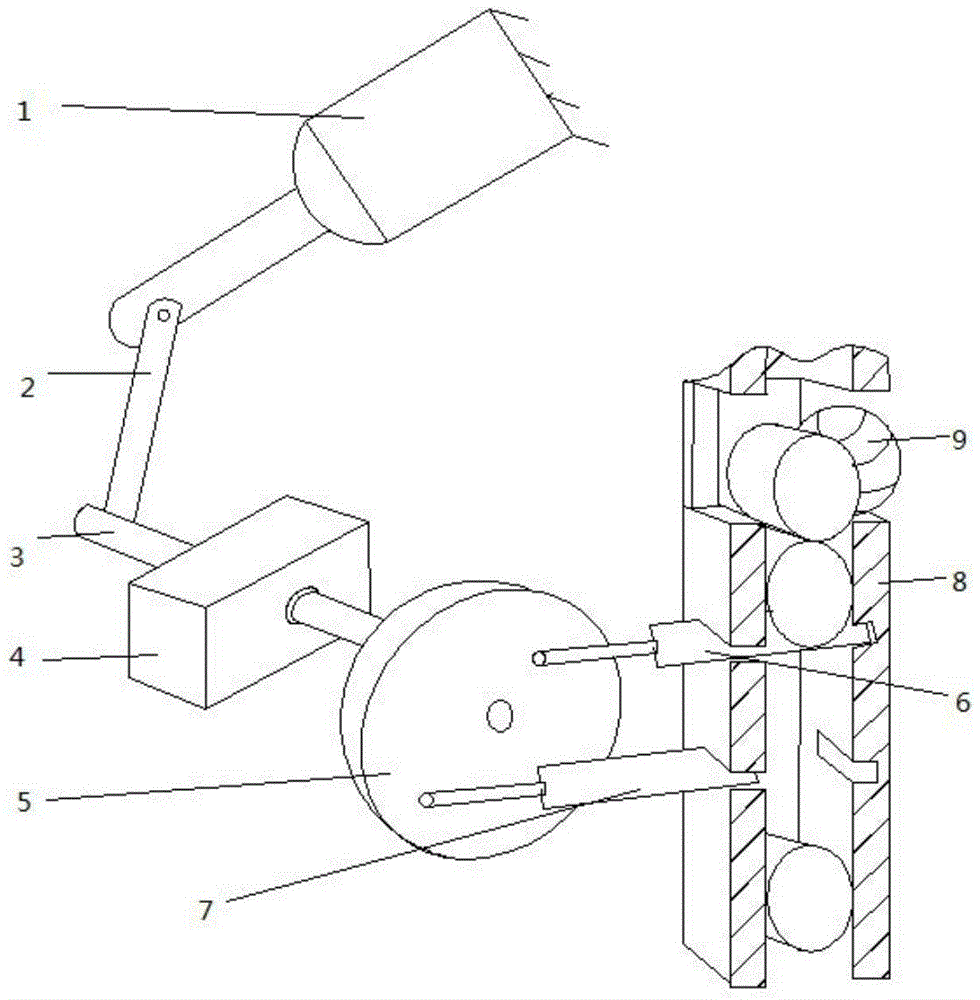 Separation device for canned food