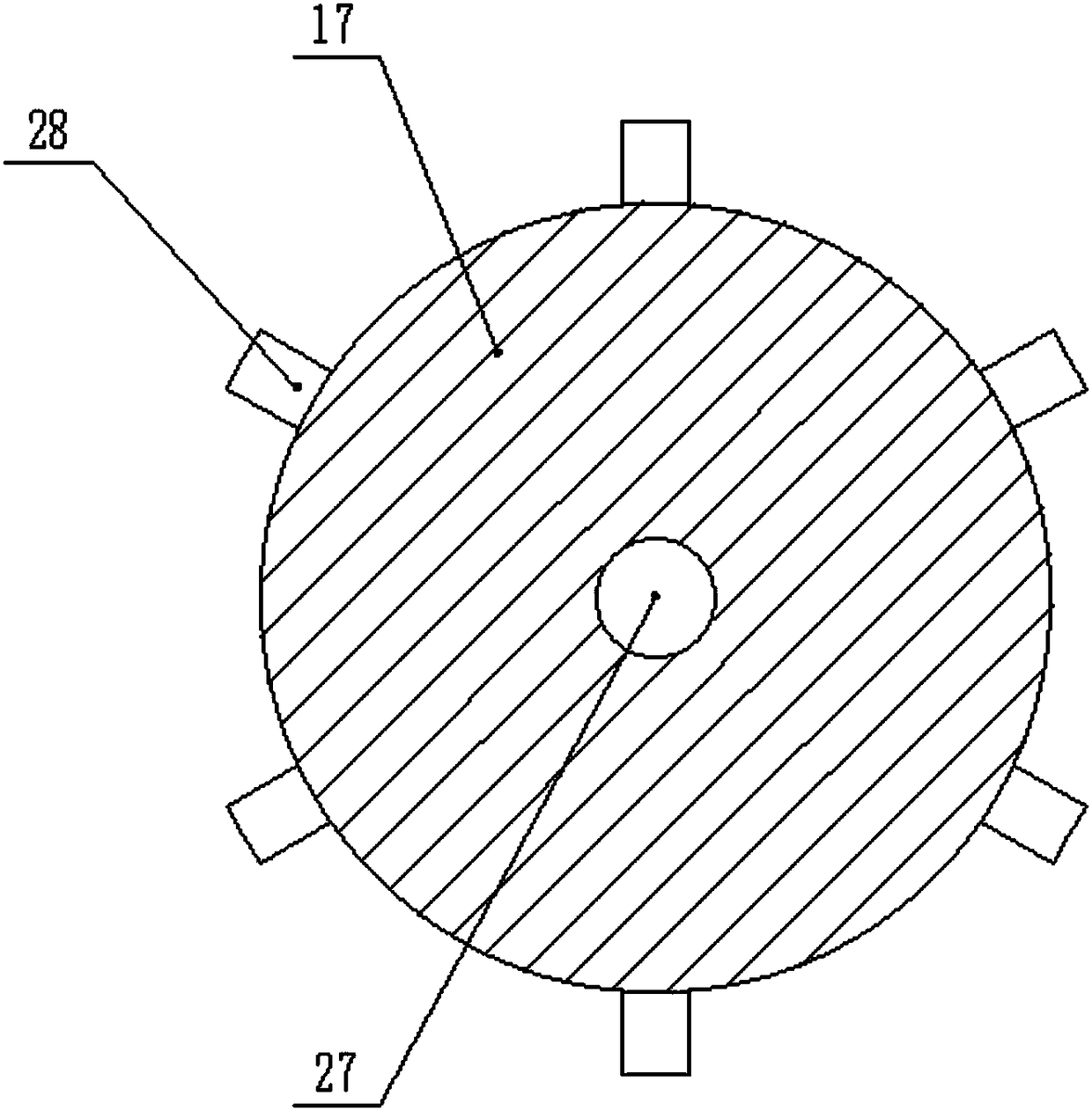 Environmentally-friendly automatic medical plastic garbage treating device