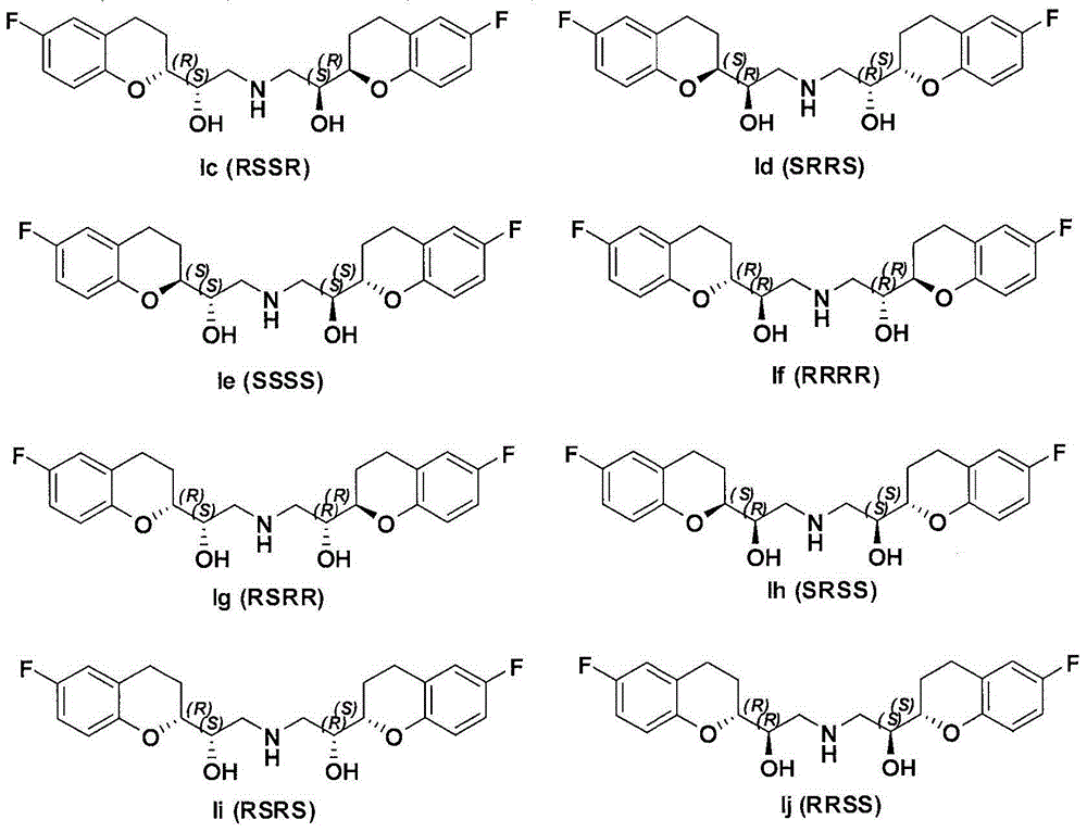 Synthesis method and intermediate compound of nebivolol