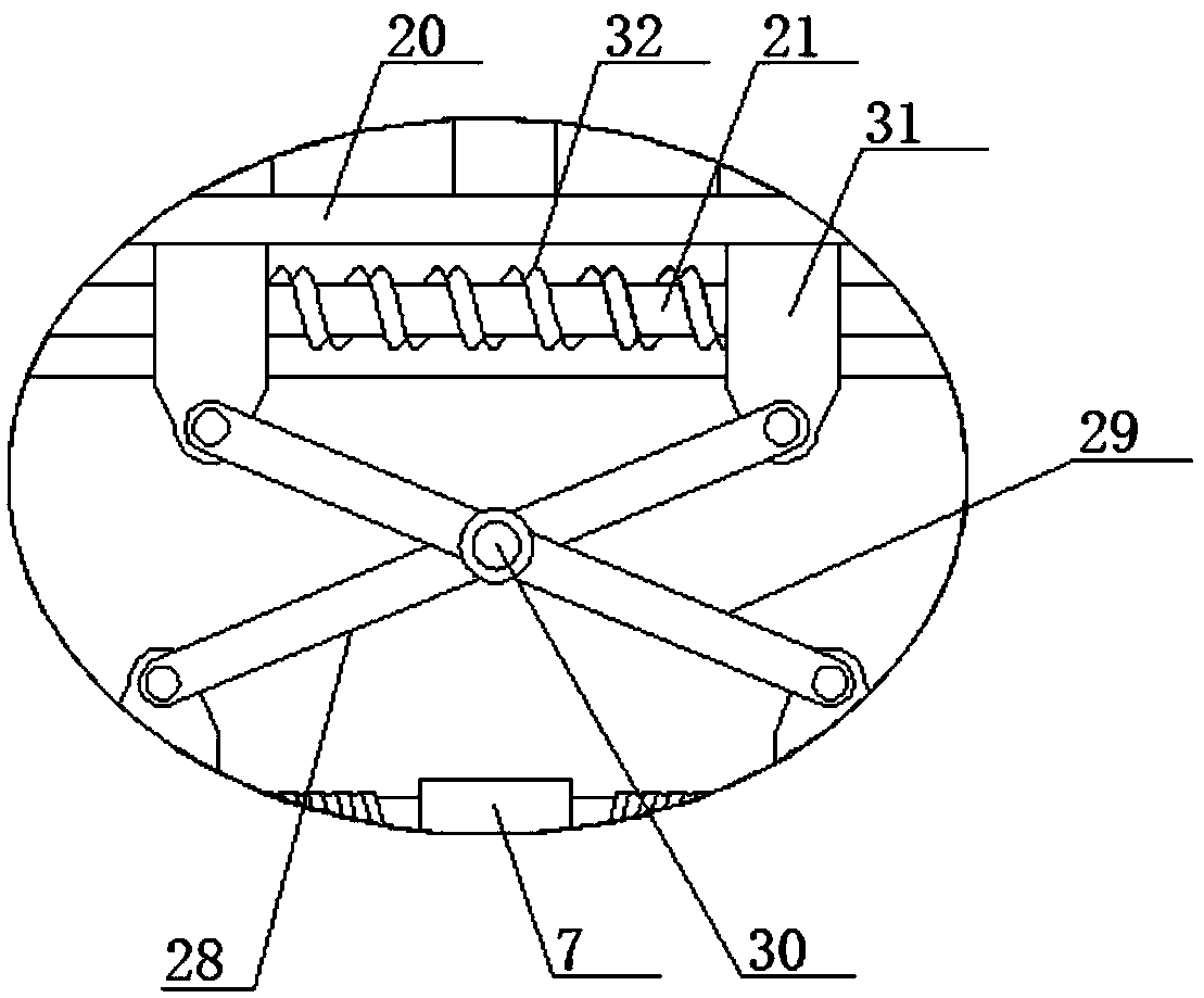 Personnel protection lifting column for highway accident handling and using method thereof