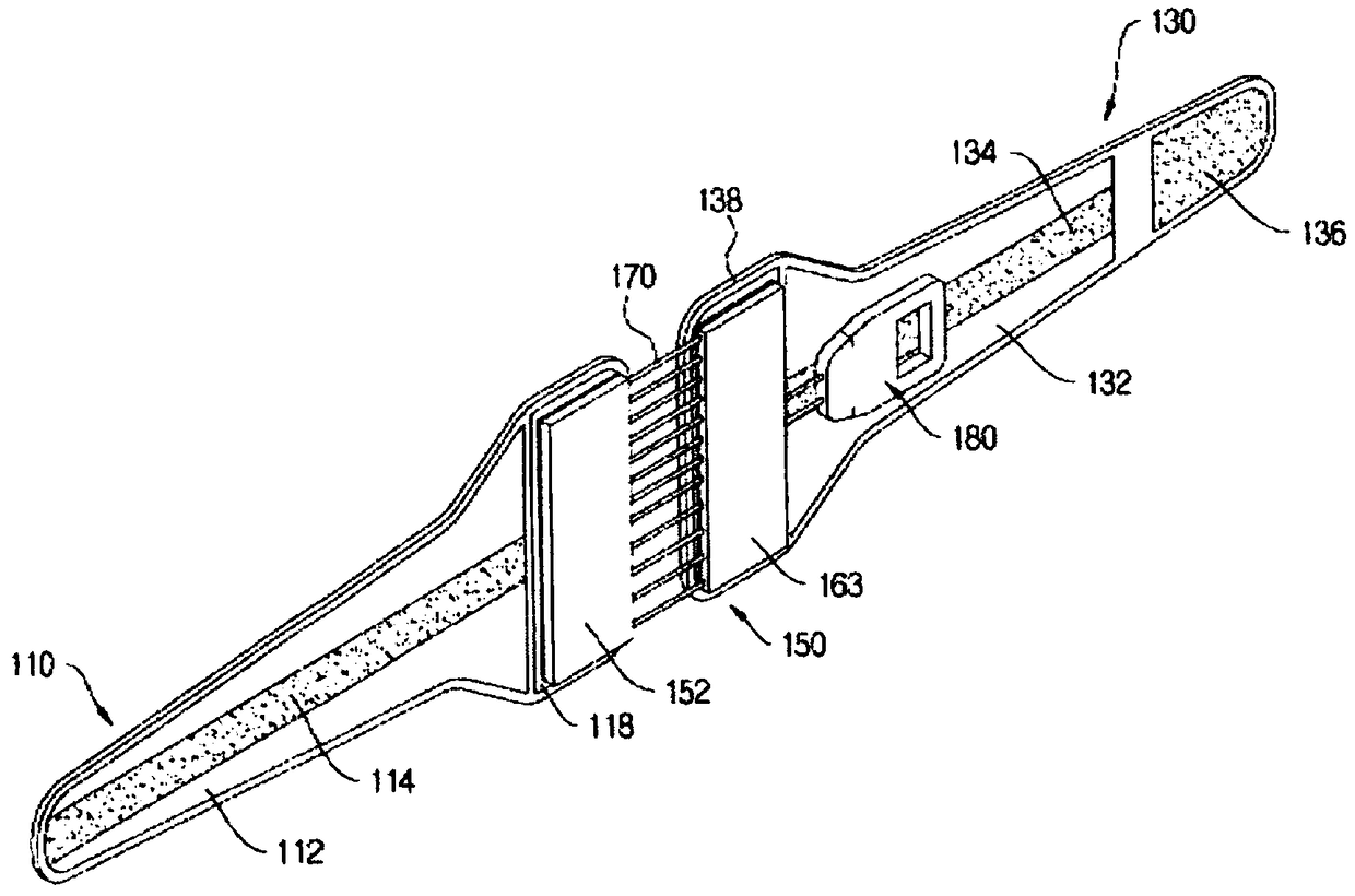 Waistband with tightening effect