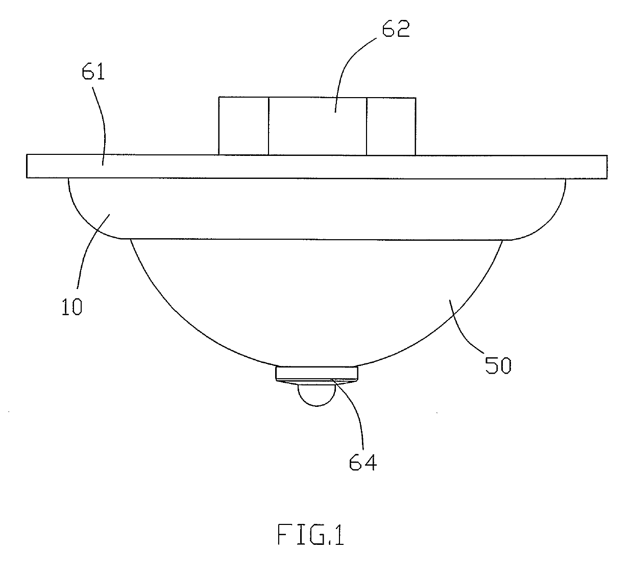 Ceiling fitting with a lighting module