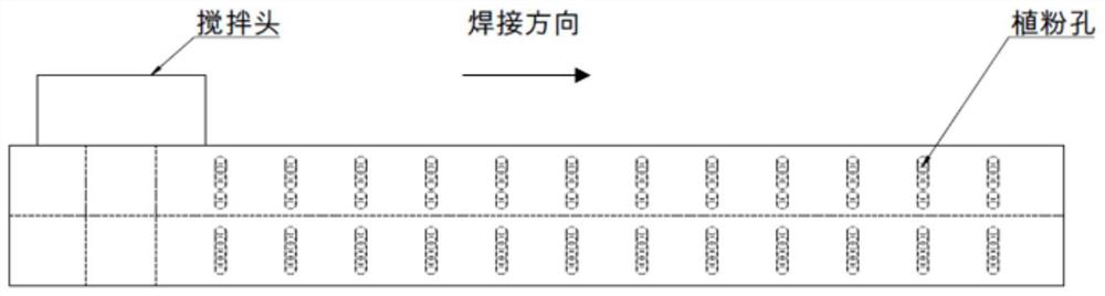 Method for improving mechanical property of laminated armored aluminum alloy friction stir welding joint