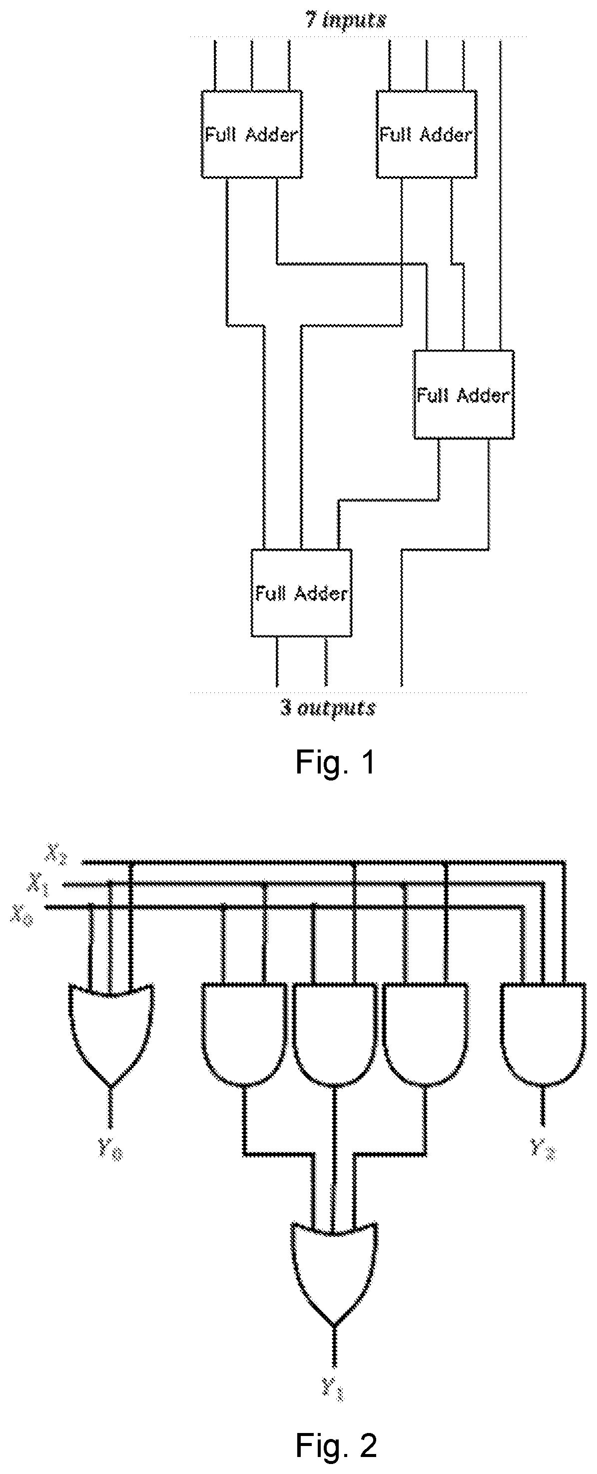 Fast binary counters based on symmetric stacking and methods for same