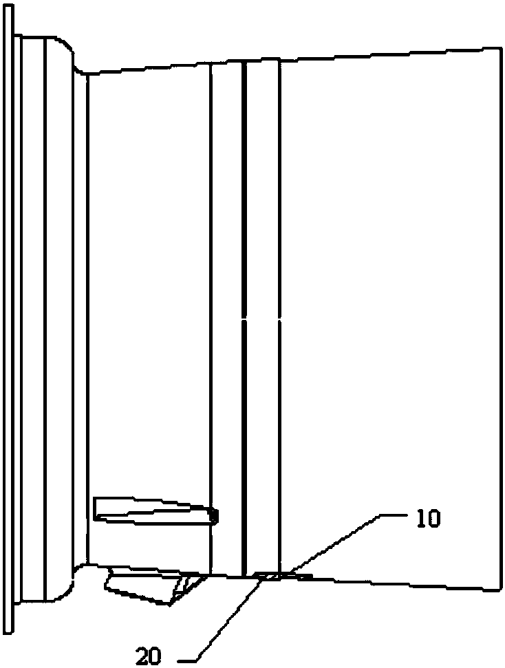 Argon arc welding method for exhaust casing components