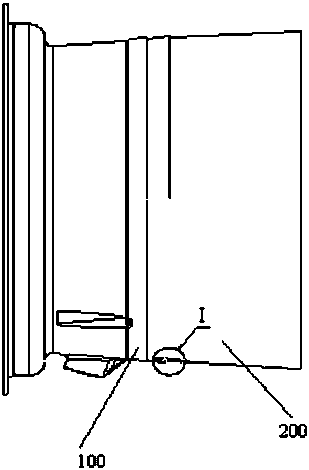 Argon arc welding method for exhaust casing components