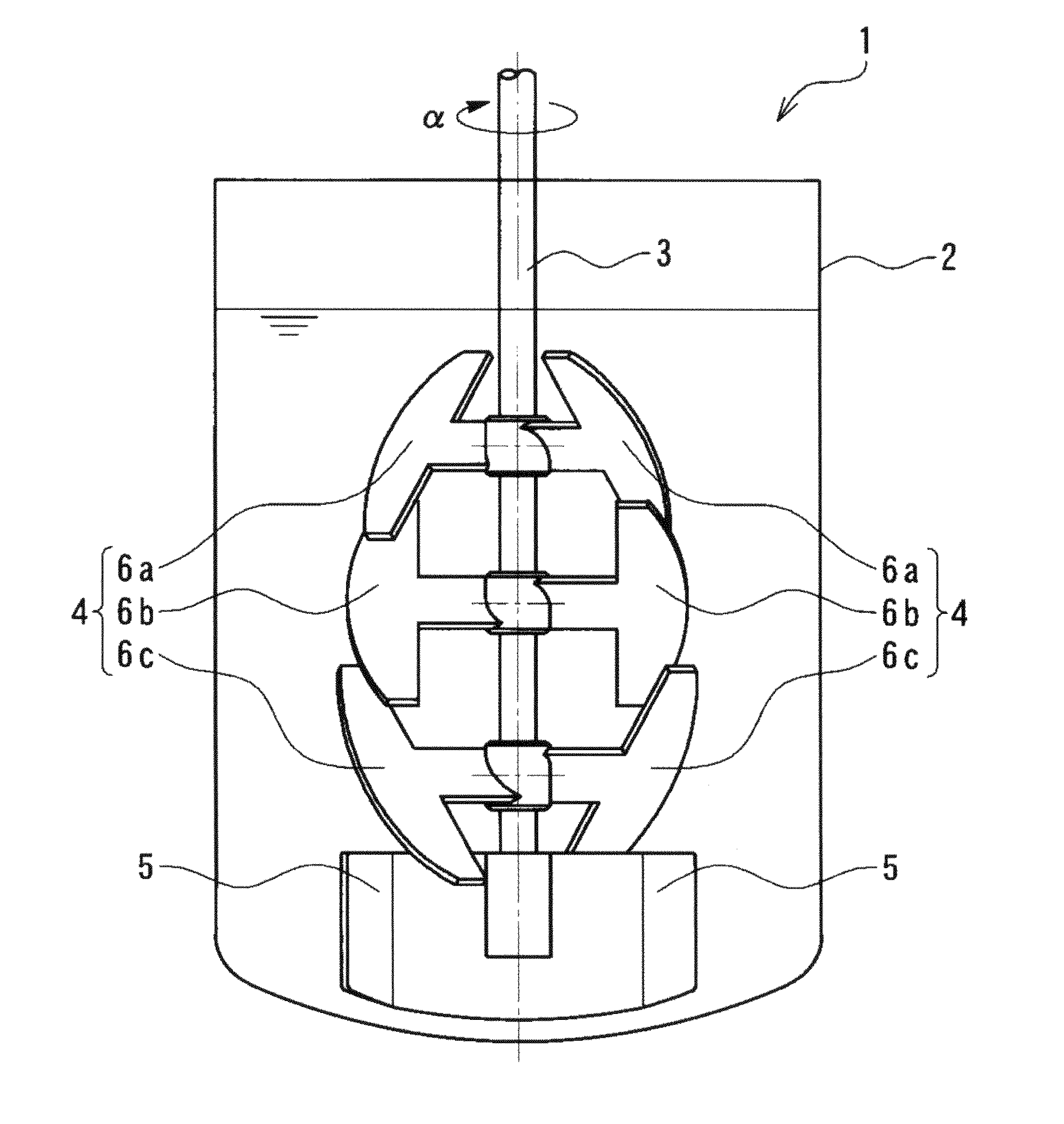 Agitation apparatus and agitation method