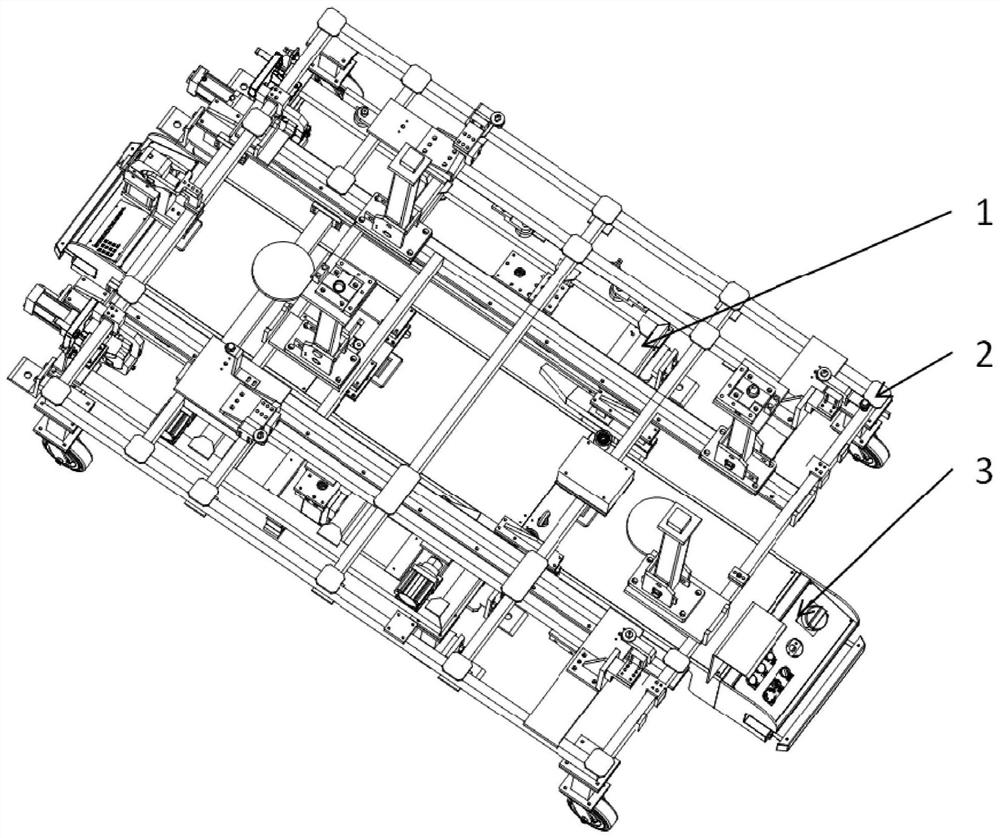 AGV centering table mechanism