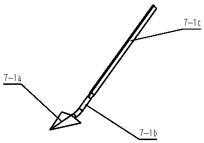 Plowing device for garlic planting machine