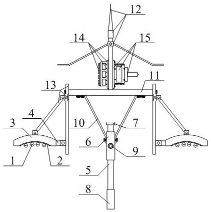 A remote control device for intelligent light energy street lamp