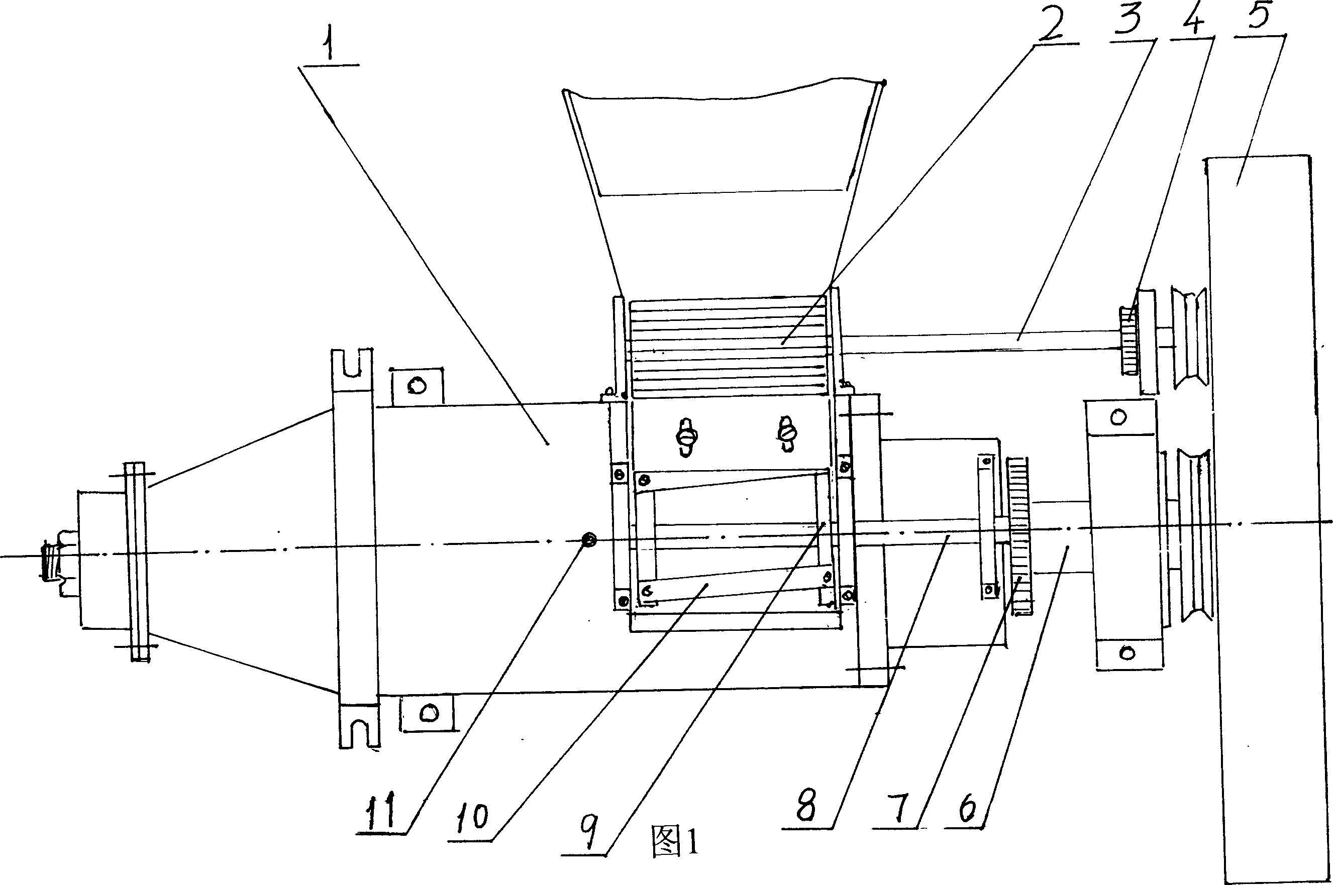 Bulking machine for stalk