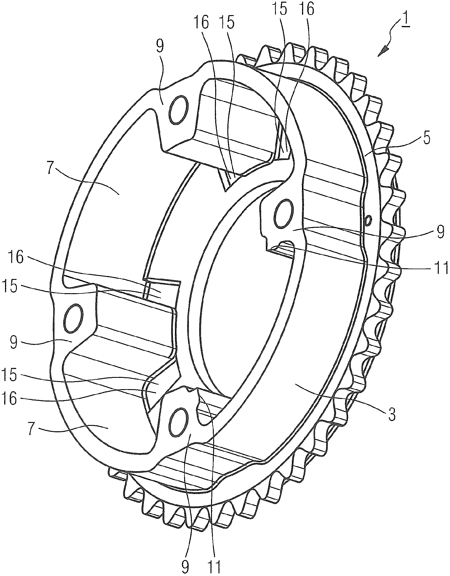 Sintered stator-cover unit and camshaft adjuster