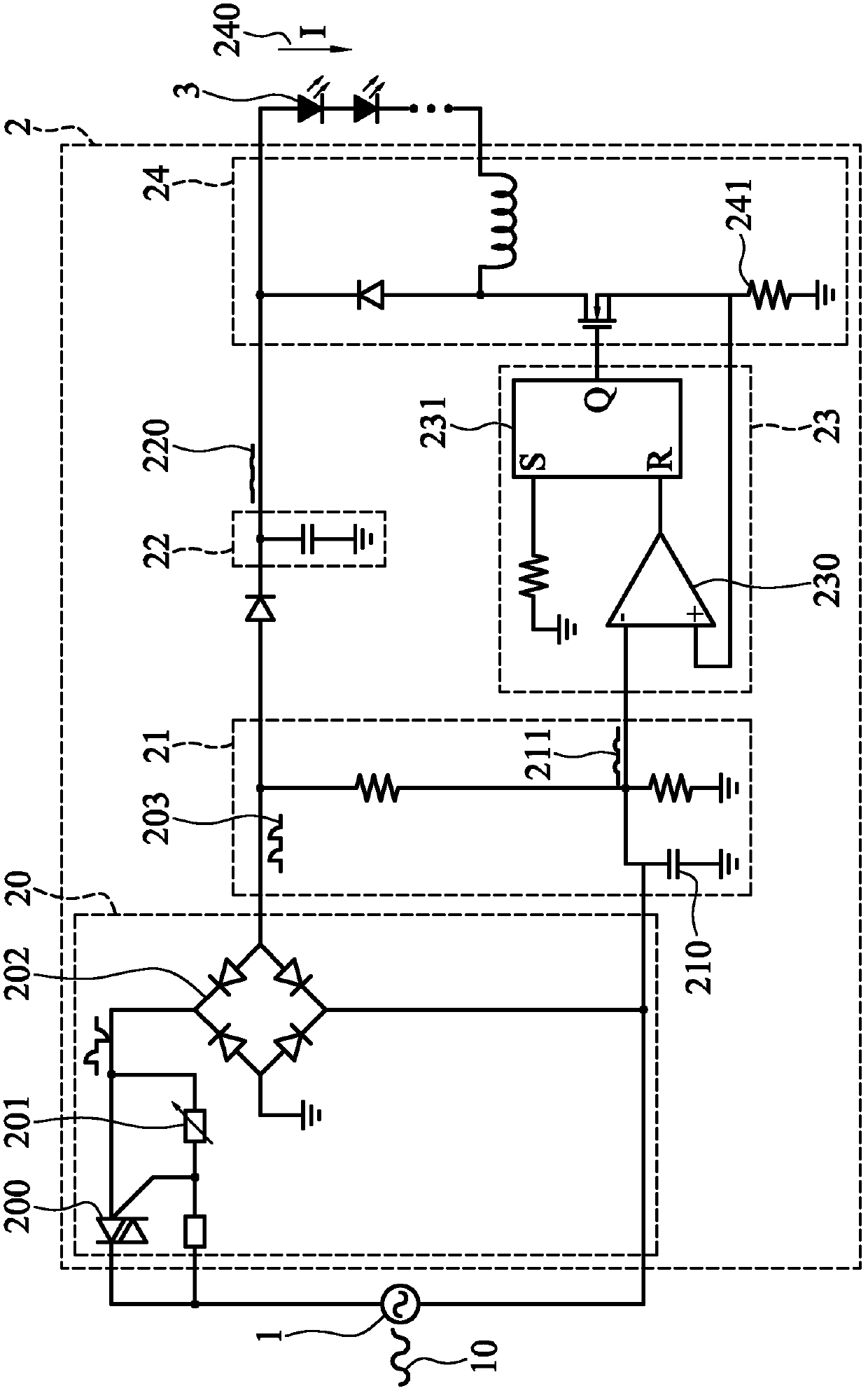 Led driving device and method thereof