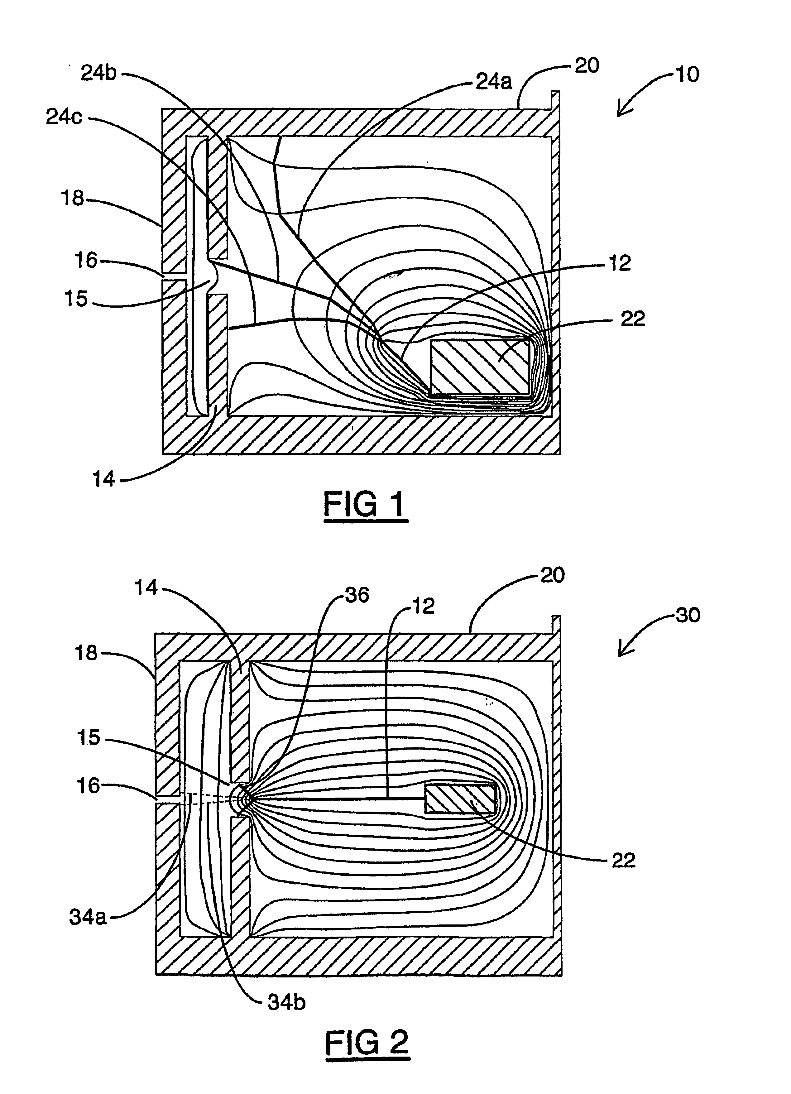 Atmospheric pressure ion lens for generating a larger and more stable ion flux