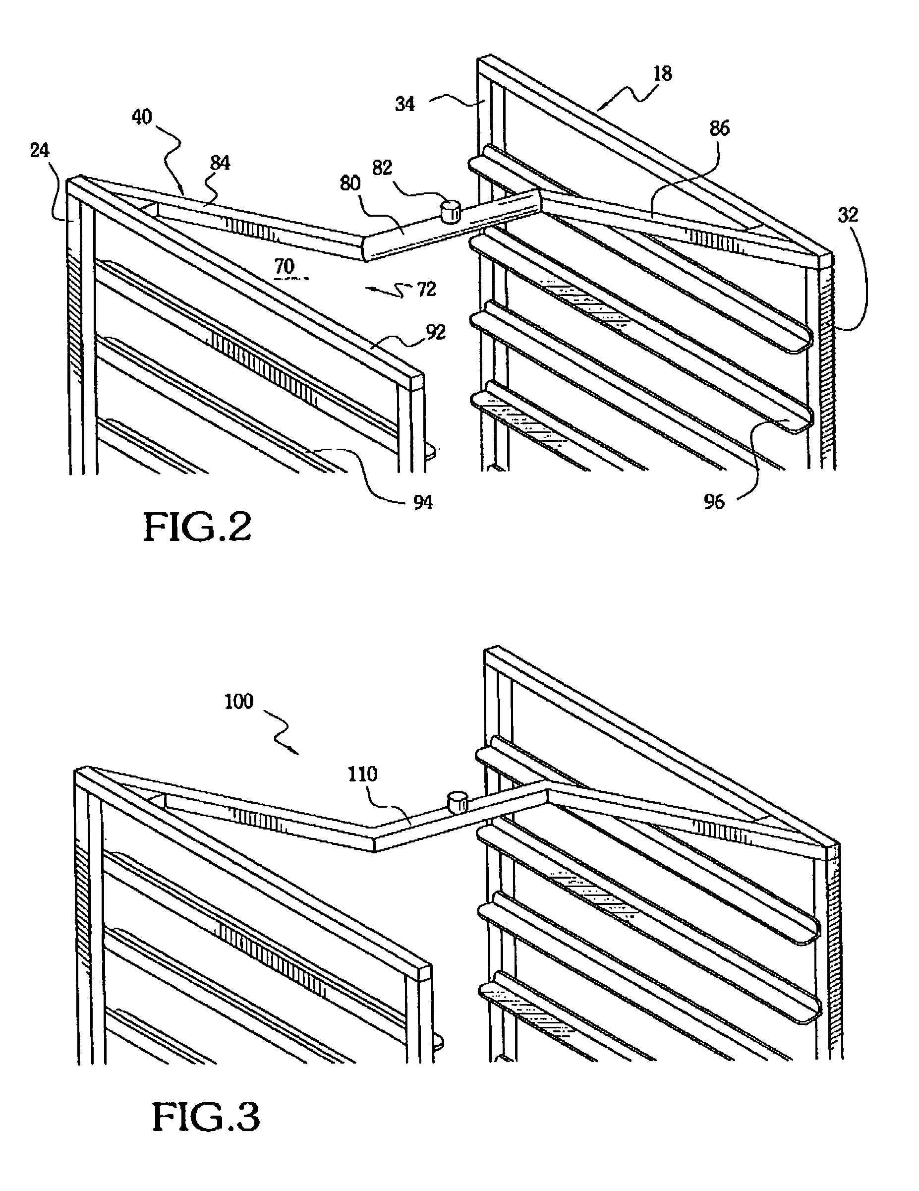 Nestable and/or liftable rack