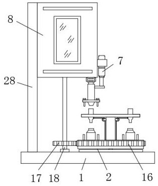 Filling mechanism for building surface cleaning