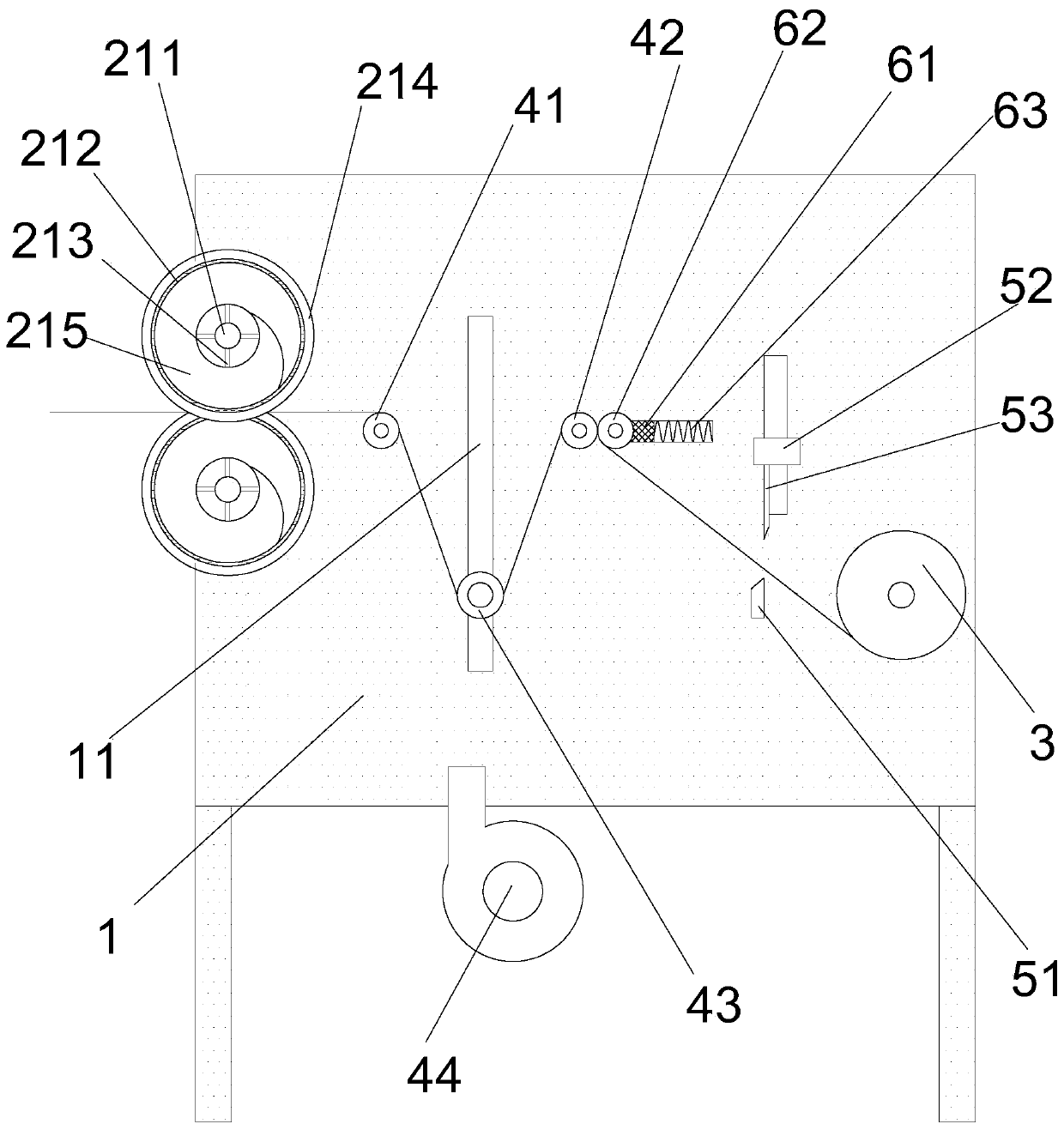 Practical winding device capable of effectively saving space