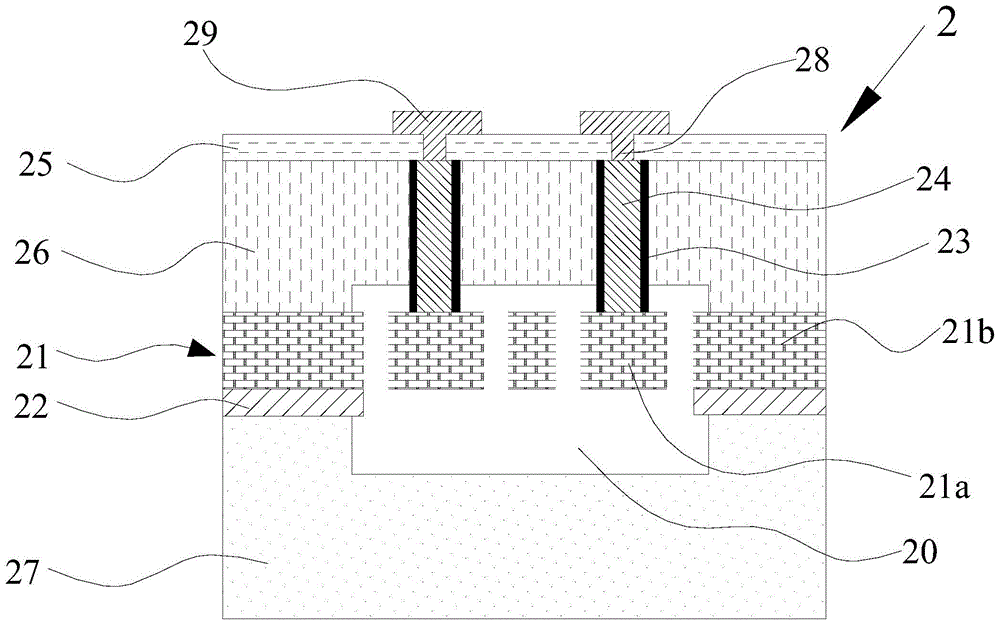 Failure analysis device and analysis method for tsv wafer level package mems chip