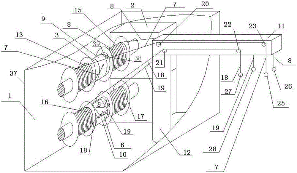 Building provided with multifunctional rope unwinding equipment