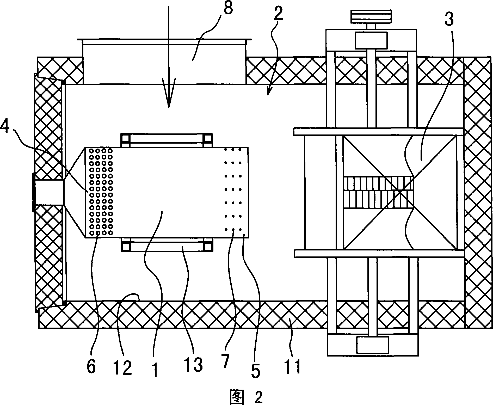 Energy-saving oil-combustion hot-air furnace