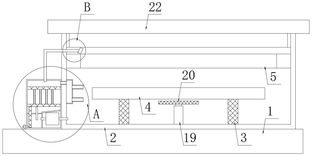 Drying device for redwood furniture processing and drying method thereof