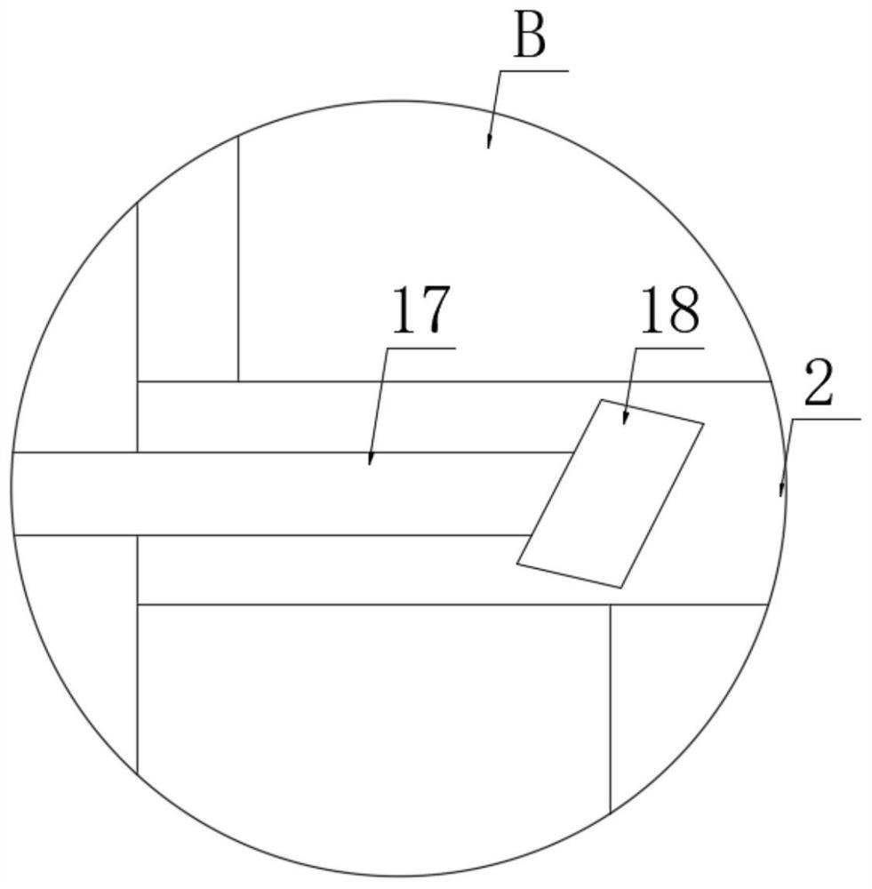 Drying device for redwood furniture processing and drying method thereof