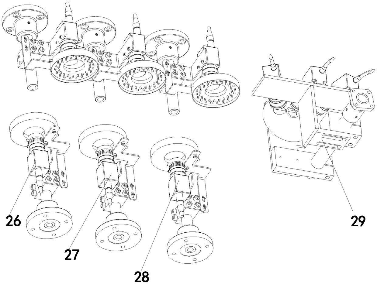 Magnetic shoe apparent defect detection machine and method for implementing same